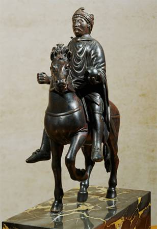 Charlemagne and  Charles the Bald Emperor of the Franks    Musee du Louvre Paris OA 8260